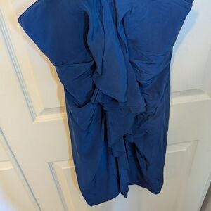 BCBGMaxAzria Strapless Royal Blue Dress